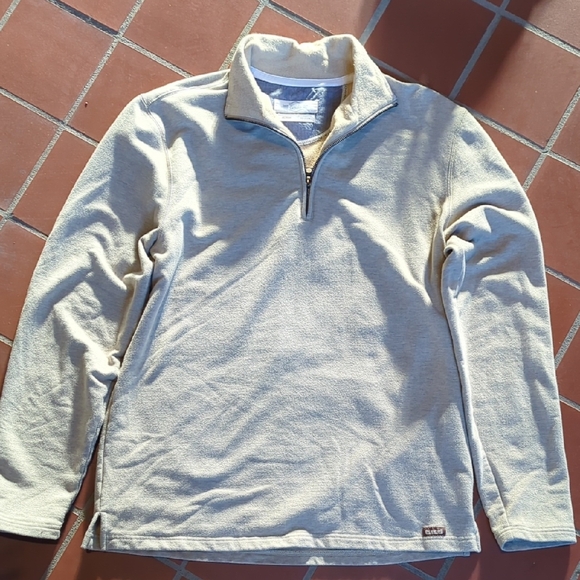 Purnell cream colored Quarter Zip - Picture 1 of 3